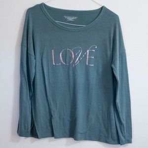 Victoria’s Secret sage colored long sleeve shirt